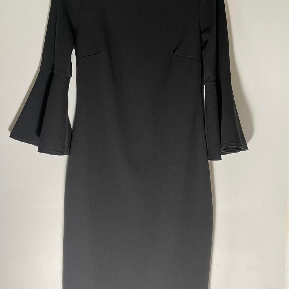 Calvin-klein Women's Black and Grey Dress